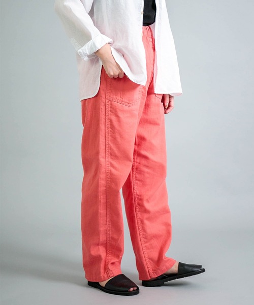 OMNIGOD（オムニゴッド）の「[OMNIGOD womens / オムニゴッド] CLツイル PWイージーパンツ（その他パンツ・レディース・ピンク・1/0）」の2枚目の写真