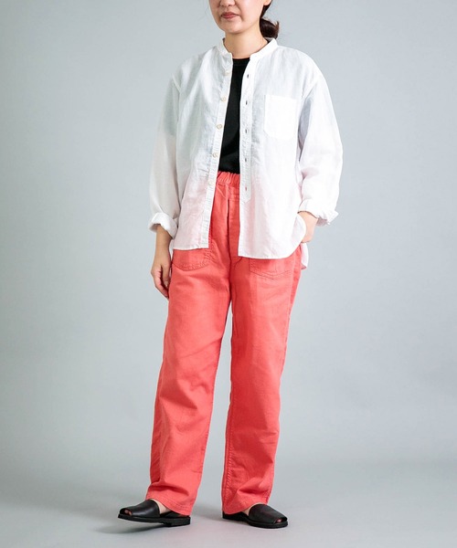 OMNIGOD（オムニゴッド）の「[OMNIGOD womens / オムニゴッド] CLツイル PWイージーパンツ（その他パンツ・レディース・ピンク・1/0）」の3枚目の写真