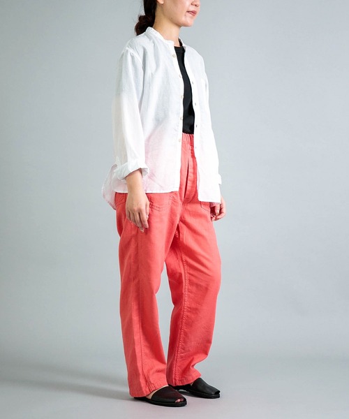 OMNIGOD（オムニゴッド）の「[OMNIGOD womens / オムニゴッド] CLツイル PWイージーパンツ（その他パンツ・レディース・ピンク・1/0）」の4枚目の写真