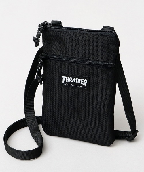 THRASHER（スラッシャー）の「ミニショルダー ポーチ スマートフォン収納対応（ショルダーバッグ・メンズ・ブラック/レオパード・FREE）」の3枚目の写真