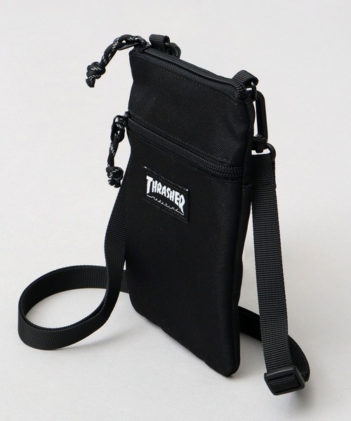 THRASHER（スラッシャー）の「ミニショルダー ポーチ スマートフォン収納対応（ショルダーバッグ・メンズ・ブラック/レオパード・FREE）」の16枚目の写真