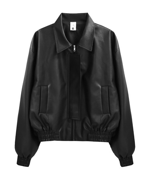 Otte（オッテ）の「シングルレザージャケット（ブルゾン・メンズ・ブラック・MEDIUM/SMALL/LARGE/X-LARGE）」の5枚目の写真