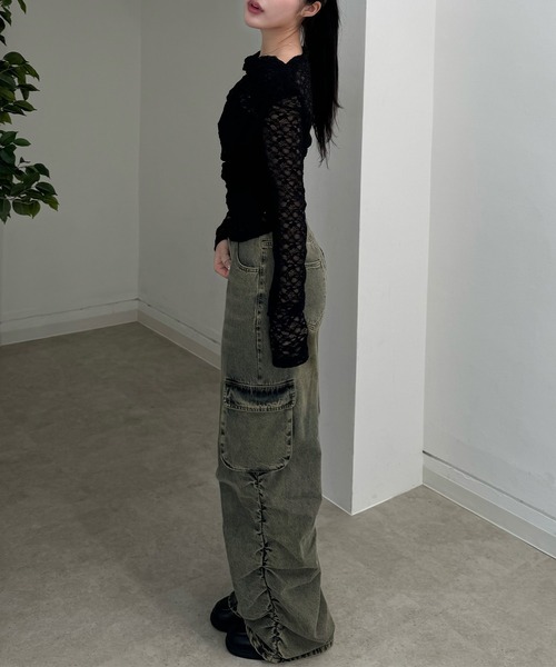 KRISVANASSCHE ドレープカットソー KRISVANASSCHE ドレープカットソー KRISVANASSCHE ドレープ