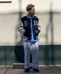 SERIO bott 3r varsity jacket Sサイズ BoTT3R Varsity Jacket - Apple
