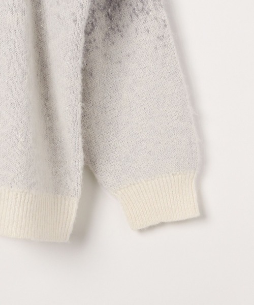 BAYFLOW（ベイフロー）の「グラデーションラメニットプルオーバー（ニット/セーター・レディース・パープル/グレー/オフホワイト・FREE）」の11枚目の写真