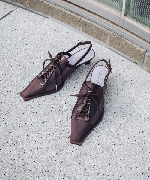 EVOL(イーボル)の「【柔らかい・クッション入り】Ezick×EVOL コラボチュールミュール AY30507(パンプス・レディース・ブラック/ブラウン・LL/L/M/S)」の20枚目の写真