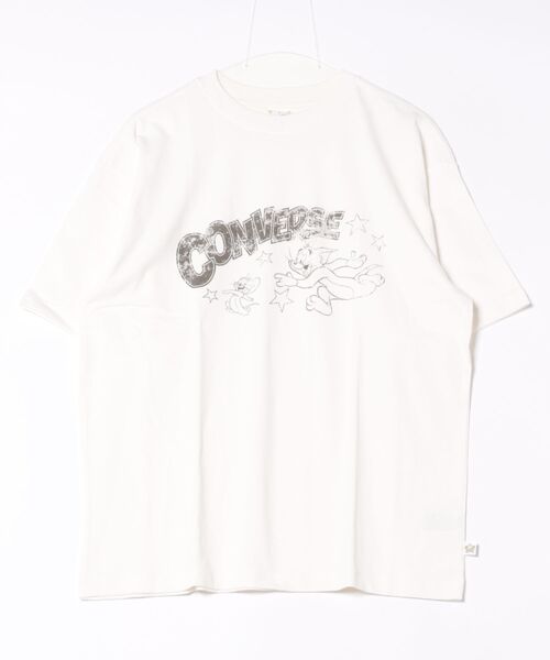 CONVERSE(コンバース)の「CONVERSExトムジェリ コラボTシャツ/オーバーサイズ 5287-5810(Tシャツ/カットソー・レディース・ブラック系その他/ホワイト系その他2/ブラック系その他2/ホワイト系その他・M)」の11枚目の写真