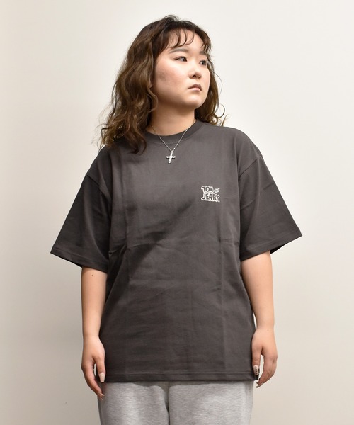 CONVERSE(コンバース)の「CONVERSExトムジェリ コラボTシャツ/オーバーサイズ 5287-5810(Tシャツ/カットソー・レディース・ブラック系その他/ホワイト系その他2/ブラック系その他2/ホワイト系その他・M)」の21枚目の写真