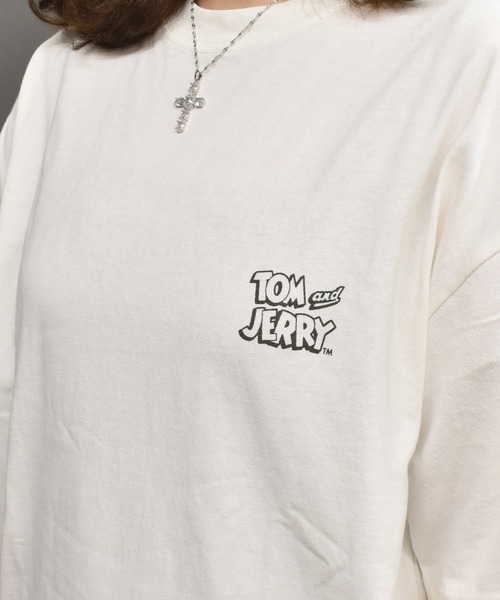 CONVERSE(コンバース)の「CONVERSExトムジェリ コラボTシャツ/オーバーサイズ 5287-5810(Tシャツ/カットソー・レディース・ブラック系その他/ホワイト系その他2/ブラック系その他2/ホワイト系その他・M)」の16枚目の写真