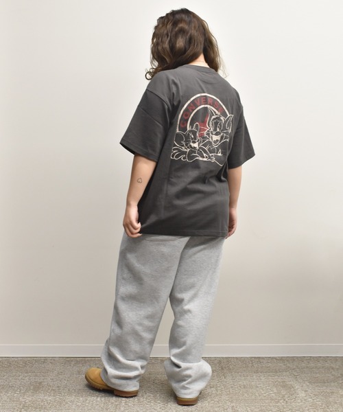 CONVERSE(コンバース)の「CONVERSExトムジェリ コラボTシャツ/オーバーサイズ 5287-5810(Tシャツ/カットソー・レディース・ブラック系その他/ホワイト系その他2/ブラック系その他2/ホワイト系その他・M)」の19枚目の写真