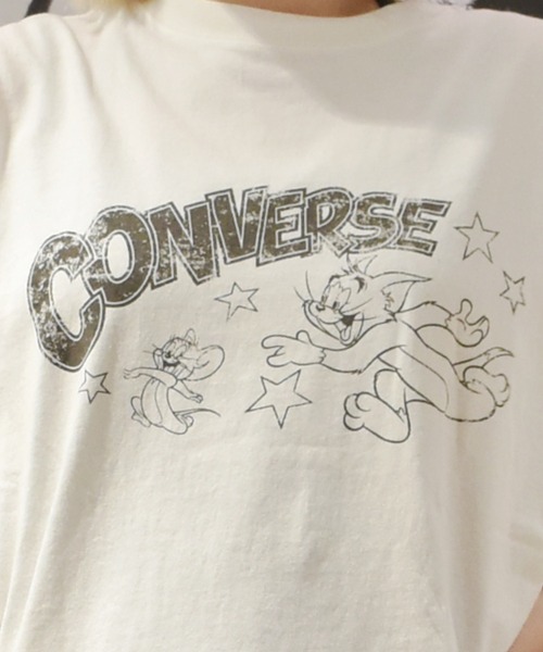 CONVERSE(コンバース)の「CONVERSExトムジェリ コラボTシャツ/オーバーサイズ 5287-5810(Tシャツ/カットソー・レディース・ブラック系その他/ホワイト系その他2/ブラック系その他2/ホワイト系その他・M)」の14枚目の写真