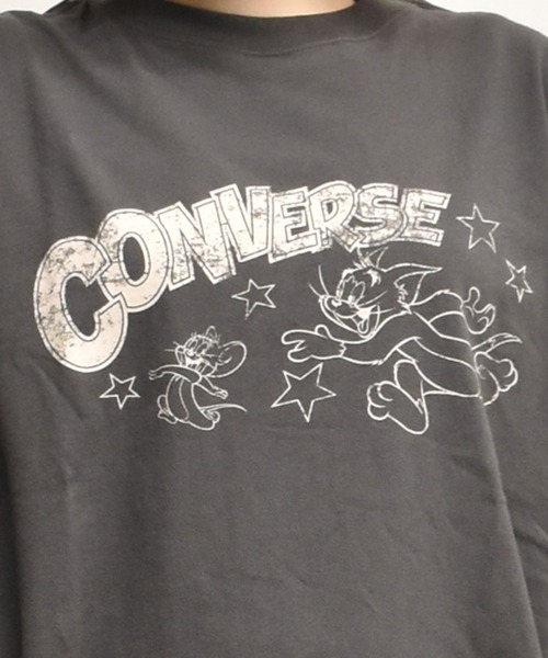 CONVERSE(コンバース)の「CONVERSExトムジェリ コラボTシャツ/オーバーサイズ 5287-5810(Tシャツ/カットソー・レディース・ブラック系その他/ホワイト系その他2/ブラック系その他2/ホワイト系その他・M)」の12枚目の写真