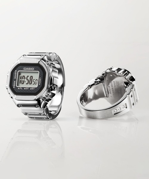 CASIO(カシオ)の「CASIO/カシオ 時計 CASIO RING WATCH リングウォッチ CRW-001-1JR(デジタル腕時計・メンズ・シルバー・FREE)」の1枚目の写真