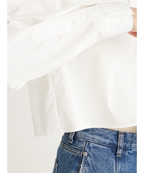 emmi（エミ）の「emmiロゴショートシャツ（シャツ/ブラウス・レディース・ホワイト/イエロー/ネイビー・FREE）」の14枚目の写真