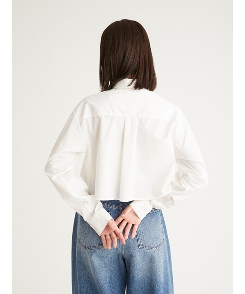 emmi（エミ）の「emmiロゴショートシャツ（シャツ/ブラウス・レディース・ホワイト/イエロー/ネイビー・FREE）」の16枚目の写真