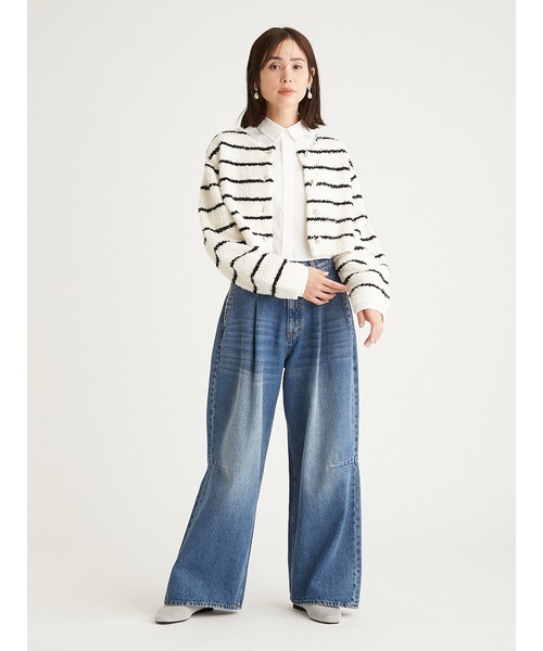 emmi（エミ）の「emmiロゴショートシャツ（シャツ/ブラウス・レディース・ホワイト/イエロー/ネイビー・FREE）」の18枚目の写真