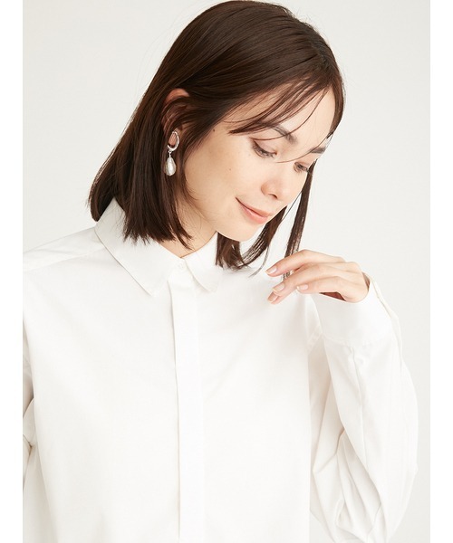 emmi（エミ）の「emmiロゴショートシャツ（シャツ/ブラウス・レディース・ホワイト/イエロー/ネイビー・FREE）」の11枚目の写真