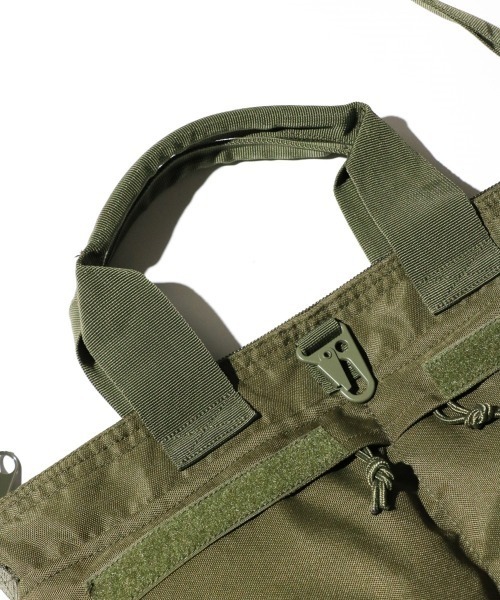 MILITARY(ミリタリー)の「MILITARY REPRODUCT / ミリタリーリプロダクト 3WAY FLYER'S HELMET BAG ヘルメットバッグ リュック ショルダーバッグ(ボストンバッグ・メンズ・ネイビー/オリーブ/ブラック・FREE)」の13枚目の写真