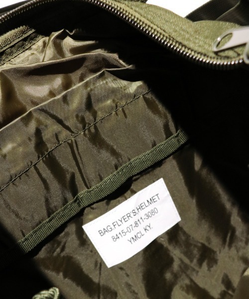 MILITARY(ミリタリー)の「MILITARY REPRODUCT / ミリタリーリプロダクト 3WAY FLYER'S HELMET BAG ヘルメットバッグ リュック ショルダーバッグ(ボストンバッグ・メンズ・ネイビー/オリーブ/ブラック・FREE)」の16枚目の写真