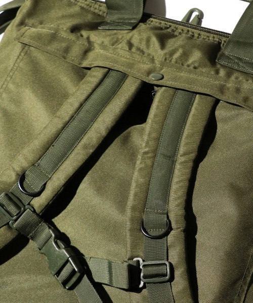 MILITARY(ミリタリー)の「MILITARY REPRODUCT / ミリタリーリプロダクト 3WAY FLYER'S HELMET BAG ヘルメットバッグ リュック ショルダーバッグ(ボストンバッグ・メンズ・ネイビー/オリーブ/ブラック・FREE)」の18枚目の写真