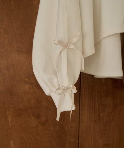 moi tytto（モイテュット）の「袖リボンチュニック（Tシャツ/カットソー・レディース・その他/ブラウン/ナチュラル・FREE）」の14枚目の写真