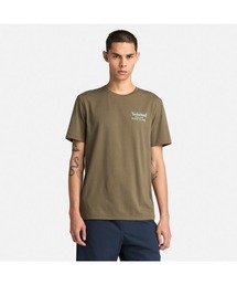 メンズ 半袖 バック グラフィック Tシャツ