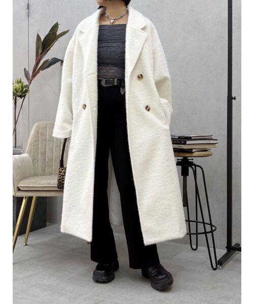 EVRIS(エヴリス)の「リブフレアパンツ(その他パンツ・レディース・グレー/ブラック・MEDIUM/SMALL)」の17枚目の写真