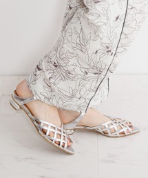 HIMIKO | 【Made in Japan】【HIMIKO】格子ストラップミュールサンダル/651221(サンダル)