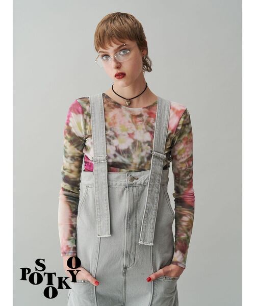 SOMETHING（サムシング）の「【something×PosTokyo】マルチWAYオールインワン（つなぎ/オールインワン・レディース・グレー/ブラック・MEDIUM）」の12枚目の写真