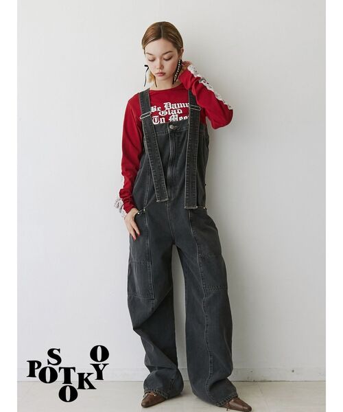 something×PosTokyo】マルチWAYオールインワン（つなぎ/オールインワン