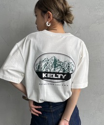 [KELTY/ケルティ] 別注 マウンテンロゴ バックプリントTシャツ