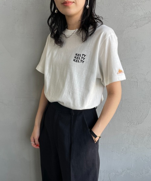 セール】[KELTY/ケルティ] 別注 マウンテンロゴ バックプリントT