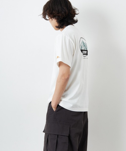 セール】[KELTY/ケルティ] 別注 マウンテンロゴ バックプリントT