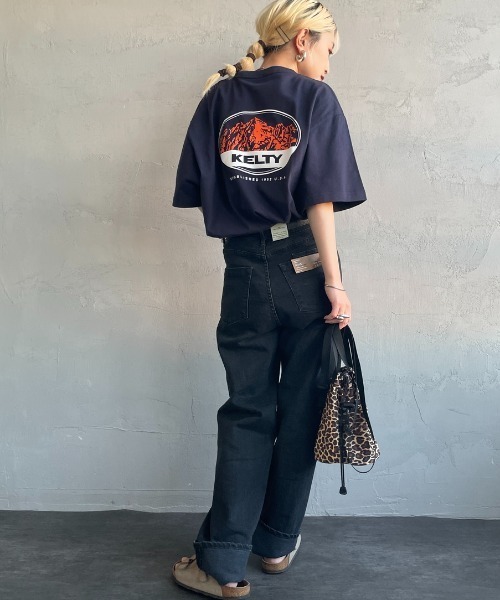 tシャツ 「KELTY/ケルティ」 別注 マウンテンロゴ バックプリントTシャツ レディース メンズ セール】[KELTY/ケルティ] 別注 マウンテンロゴ バックプリントT
