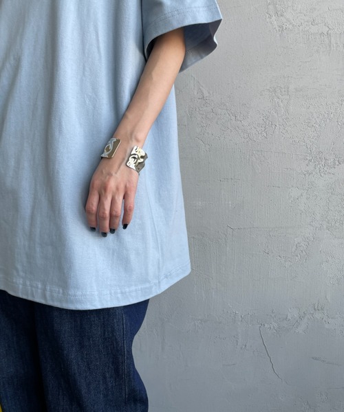 KELTY（ケルティ）の「[KELTY/ケルティ] 別注 マウンテンロゴ バックプリントTシャツ（Tシャツ/カットソー・レディース・サックスブルー/アッシュグレー/ホワイト/スミクロ/ネイビー・XS/S/M/L）」の9枚目の写真