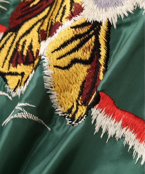 TAILOR TOYO（テーラートウヨウ）の「《AVIREX / TAILOR TOYO》SUKA JACKET 50th "JAPAN MAP" / スカジャケット 50周年 "ジャパンマップ" / アヴィレックス / テイラー東洋（スカジャン・メンズ・ブラック・LARGE/MEDIUM/XXX-LARGE/XX-LARGE/X-LARGE）」の22枚目の写真