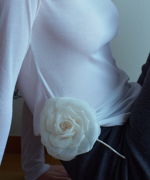 IRIS47(イリスフォーセブン)の「【IRIS 47】rhodon corsage/ロドン コサージュ(ブローチ/コサージュ・レディース・グリーン/アイボリー/ブラック/ピンク・FREE)」の13枚目の写真