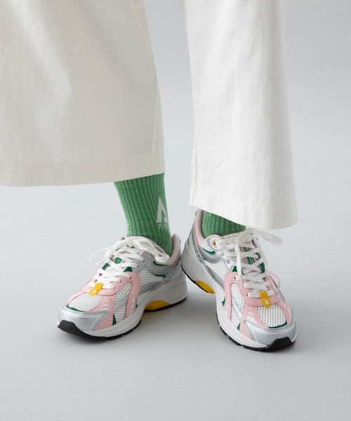 ASFVLT（アスファルト）の「ASFVLT (アスファルト) / ローカットスニーカー CITY RUN（スニーカー・レディース・ダークグリーン/ホワイト×ブルー/ホワイト/シルバー系1/シルバー系・36/37/38/39/40/41/42/43/44/45）」の4枚目の写真