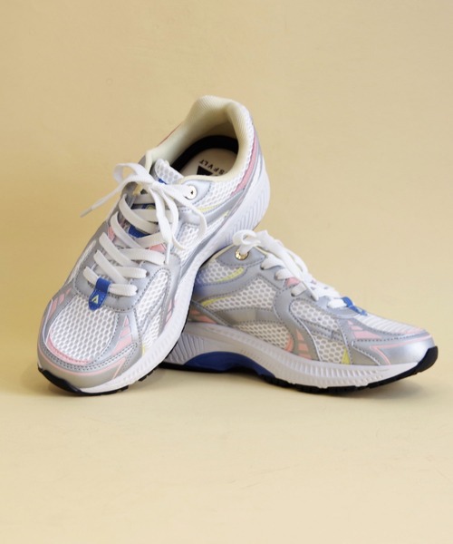 ASFVLT（アスファルト）の「ASFVLT (アスファルト) / ローカットスニーカー CITY RUN（スニーカー・レディース・ダークグリーン/ホワイト×ブルー/ホワイト/シルバー系1/シルバー系・36/37/38/39/40/41/42/43/44/45）」の5枚目の写真