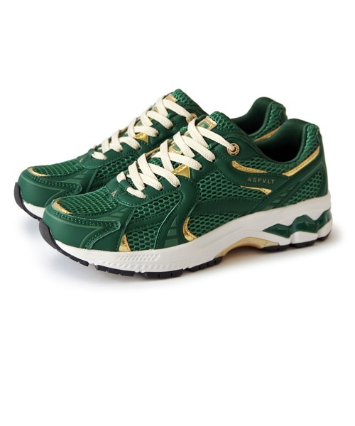 ASFVLT（アスファルト）の「ASFVLT (アスファルト) / ローカットスニーカー CITY RUN（スニーカー・レディース・ダークグリーン/ホワイト×ブルー/ホワイト/シルバー系1/シルバー系・36/37/38/39/40/41/42/43/44/45）」の7枚目の写真