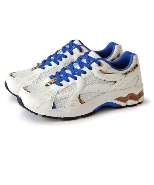 ASFVLT（アスファルト）の「ASFVLT (アスファルト) / ローカットスニーカー CITY RUN（スニーカー・レディース・ダークグリーン/ホワイト×ブルー/ホワイト/シルバー系1/シルバー系・36/37/38/39/40/41/42/43/44/45）」の9枚目の写真