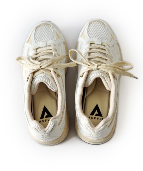 ASFVLT（アスファルト）の「ASFVLT (アスファルト) / ローカットスニーカー CITY RUN（スニーカー・レディース・ダークグリーン/ホワイト×ブルー/ホワイト/シルバー系1/シルバー系・36/37/38/39/40/41/42/43/44/45）」の18枚目の写真