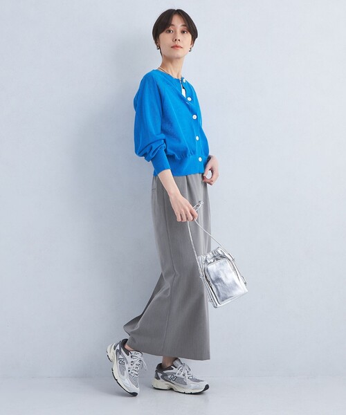 PROTAGONISTA（プロタゴニスタ）の「【別注】＜PROTAGONISTA＞ロゴ タイト スカート（スカート・レディース・ベージュ/グレー・FREE）」の7枚目の写真