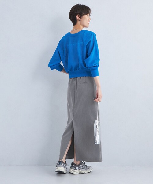 PROTAGONISTA（プロタゴニスタ）の「【別注】＜PROTAGONISTA＞ロゴ タイト スカート（スカート・レディース・ベージュ/グレー・FREE）」の8枚目の写真