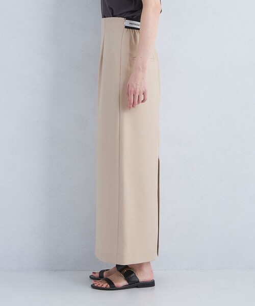 PROTAGONISTA（プロタゴニスタ）の「【別注】＜PROTAGONISTA＞ロゴ タイト スカート（スカート・レディース・ベージュ/グレー・FREE）」の10枚目の写真