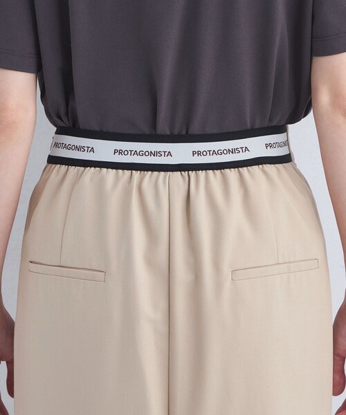 PROTAGONISTA（プロタゴニスタ）の「【別注】＜PROTAGONISTA＞ロゴ タイト スカート（スカート・レディース・ベージュ/グレー・FREE）」の13枚目の写真