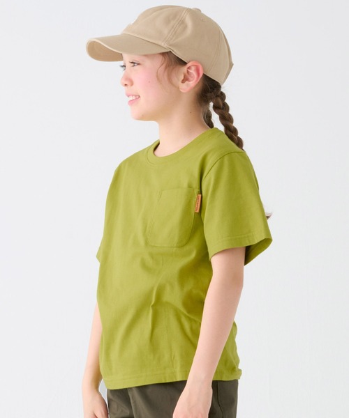 KRIFF MAYER Kid's Collection(クリフメイヤーキッズコレクション)の「【綿100%】楽LUCK-T(ロゴ)(Tシャツ/カットソー・キッズ・オフホワイト/チャコール/オレンジ/ネイビー/ライトグリーン・120/130/140/150/160/170)」の7枚目の写真