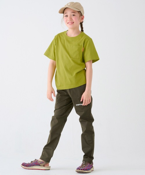 KRIFF MAYER Kid's Collection(クリフメイヤーキッズコレクション)の「【綿100%】楽LUCK-T(ロゴ)(Tシャツ/カットソー・キッズ・オフホワイト/チャコール/オレンジ/ネイビー/ライトグリーン・120/130/140/150/160/170)」の9枚目の写真