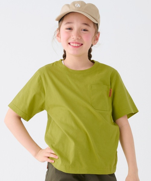 KRIFF MAYER Kid's Collection(クリフメイヤーキッズコレクション)の「【綿100%】楽LUCK-T(ロゴ)(Tシャツ/カットソー・キッズ・オフホワイト/チャコール/オレンジ/ネイビー/ライトグリーン・120/130/140/150/160/170)」の6枚目の写真