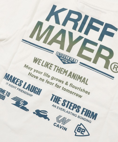 KRIFF MAYER Kid's Collection(クリフメイヤーキッズコレクション)の「【綿100%】楽LUCK-T(ロゴ)(Tシャツ/カットソー・キッズ・オフホワイト/チャコール/オレンジ/ネイビー/ライトグリーン・120/130/140/150/160/170)」の10枚目の写真